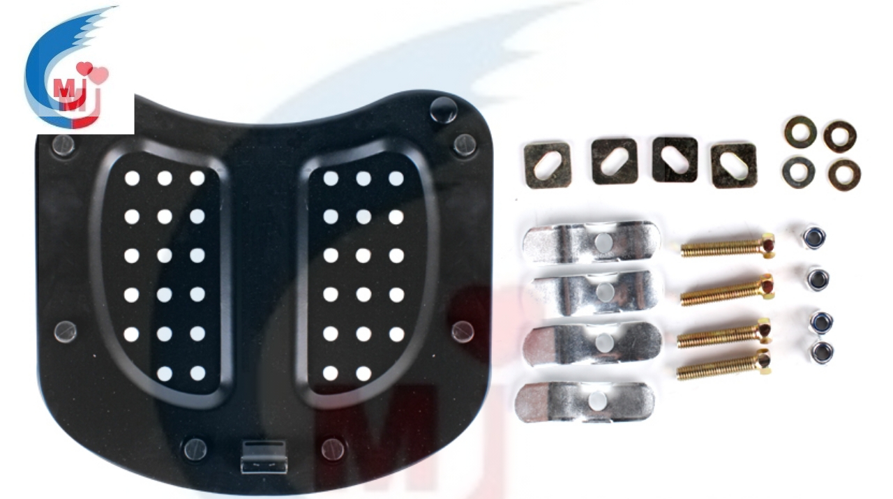 Caja de almacenamiento universal extra grande para maletero de motocicleta clásica