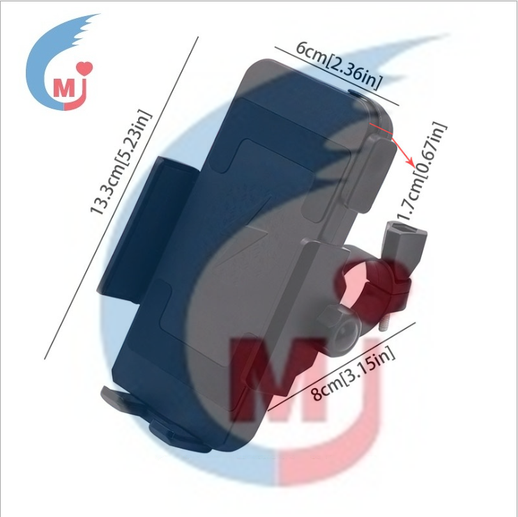 Nuevo diseño de soporte de teléfono de carga inalámbrica para motocicleta
