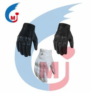 Guante de cuero para moto