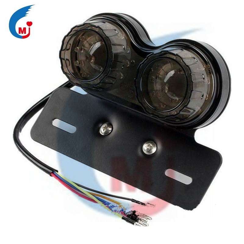 Luz trasera modificada de la motocicleta Luz trasera trasera Harley Luz de freno trasera