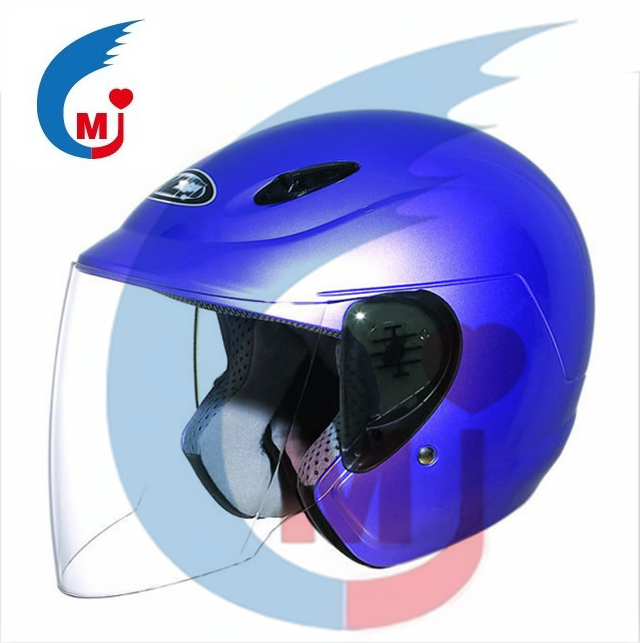 Casco abierto de la motocicleta con DOT