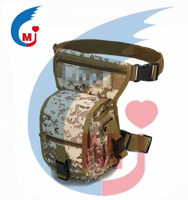 Bolso táctico de la pierna de la gota de la motocicleta militar multifuncional de Camo al aire libre de 9-Colors