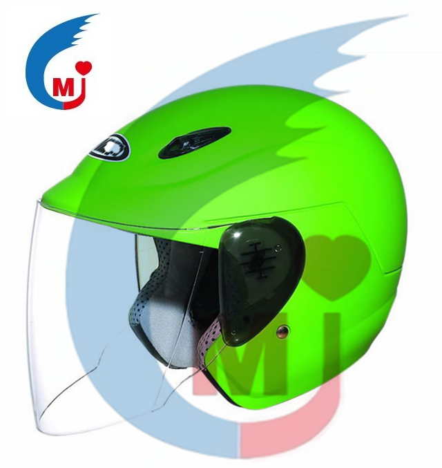 Casco abierto de la motocicleta con DOT