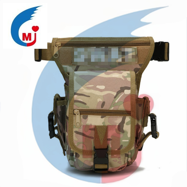Bolso táctico de la pierna de la gota de la motocicleta militar multifuncional de Camo al aire libre de 9-Colors