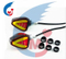 Indicador de giro de la motocicleta LED Luz de dirección 12V Indicador de giro Luz de giro