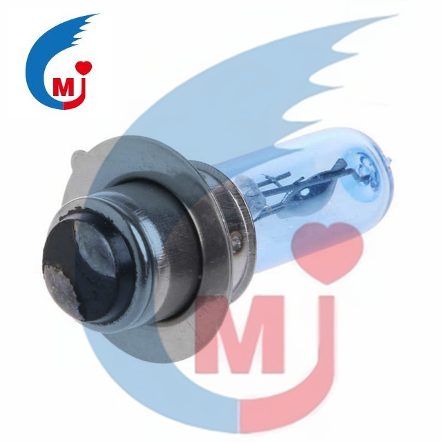 Bombilla del faro de la motocicleta H6 P15D-25-1 DC 12V 35W Azul